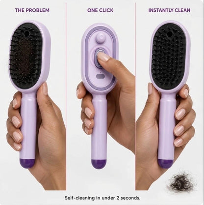 Velvete™HydroSteam Infusion Brush-Detangle, Hydrate & Smooth Any Hair Type