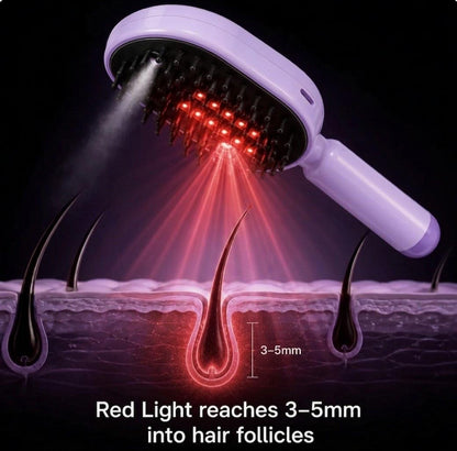 Velvete™HydroSteam Infusion Brush-Detangle, Hydrate & Smooth Any Hair Type